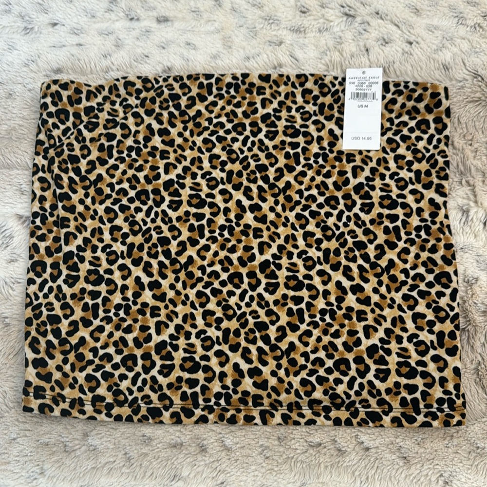 American eagle Chetah print tube top
